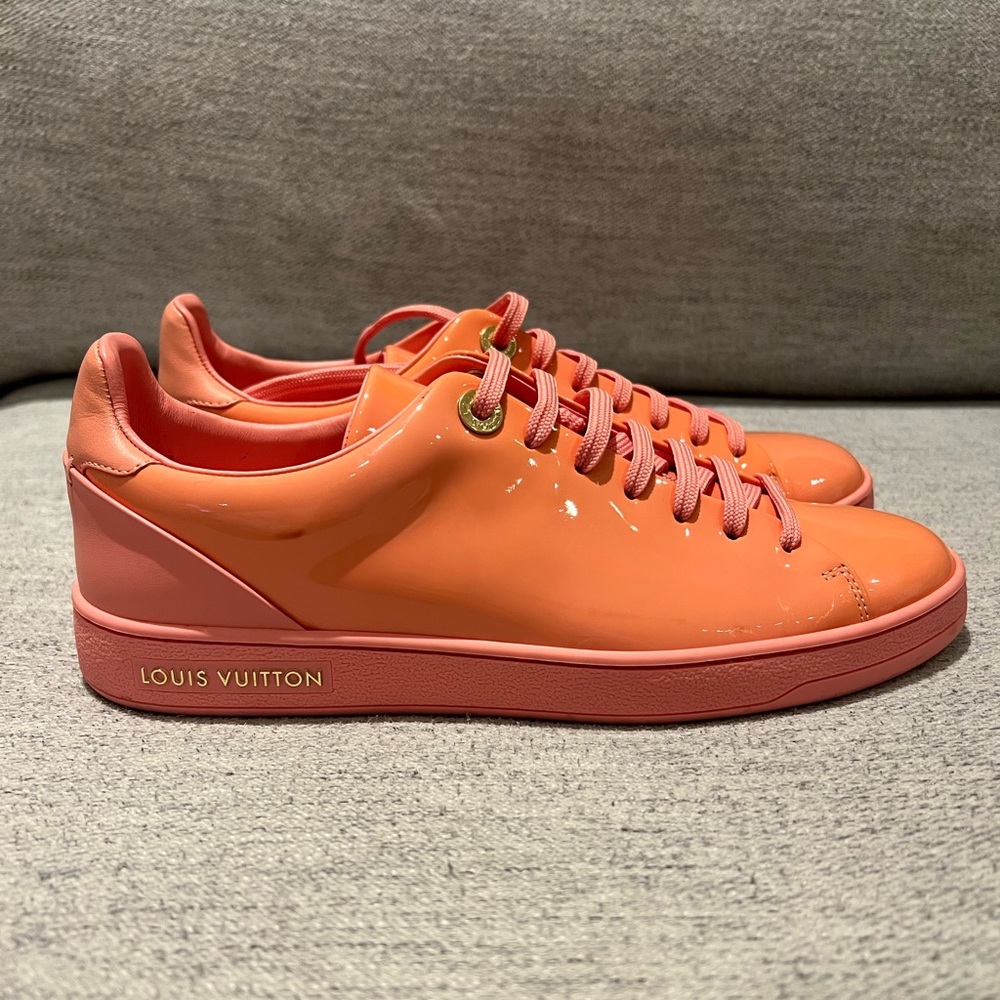Louis Vuitton Patent Frontrow Sneaker